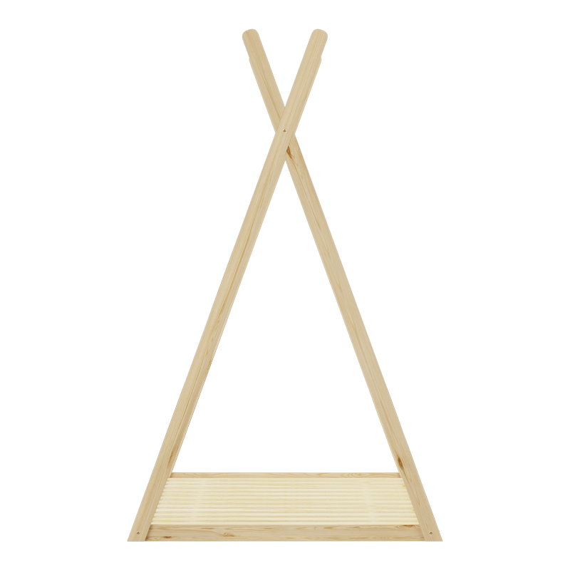 Παιδικό Κρεβάτι Lilly Τ. Montessori  Pakoworld Ξύλο Πεύκου Σε Φυσική Απόχρωση 90X190Εκ