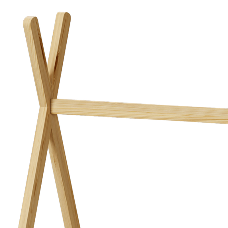 Παιδικό Κρεβάτι Lilly Τ. Montessori  Pakoworld Ξύλο Πεύκου Σε Φυσική Απόχρωση 90X190Εκ