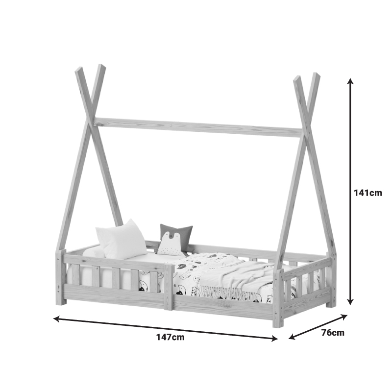 Παιδικό Κρεβάτι Noam Τ. Montessori Με Κιγκλίδωμα Pakoworld Ξύλο Πεύκου Σε Λευκή Απόχρωση 70X140Εκ Παιδικό Κρεβάτι Noam Τ. Montessori Με Κιγκλίδωμα Pakoworld Ξύλο Πεύκου Σε Λευκή Απόχρωση 70X140Εκ