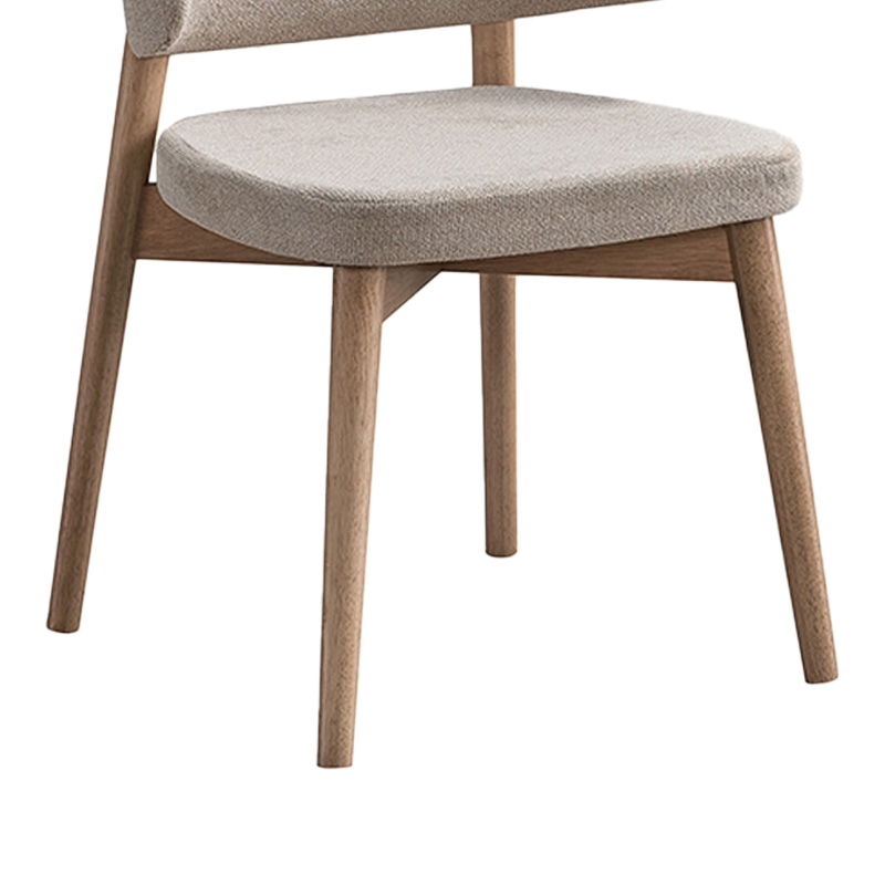 Καρέκλα Siena Pakoworld Rubberwood Σε Φυσική-Μπεζ Απόχρωση 48X50X81Εκ