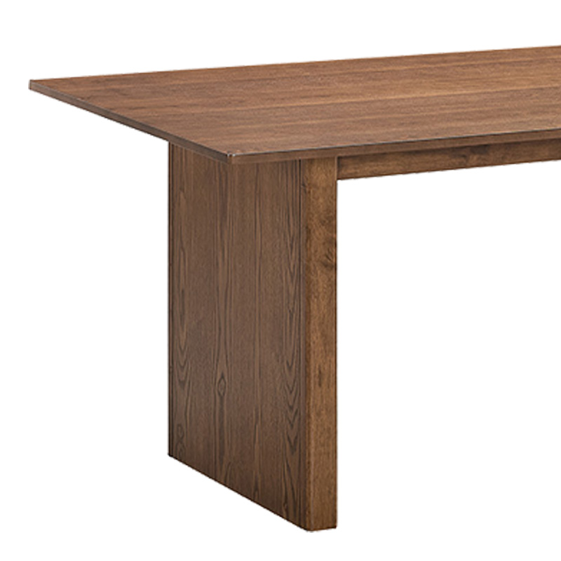 Τραπέζι Eleganza Pakoworld Mdf Σε Καρυδί Απόχρωση 180X99X75.8Εκ