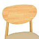Καρέκλα Cardith Pakoworld Rubberwood-Plywood Σε Φυσική Απόχρωση-Pu Μπεζ 48X51X78Εκ