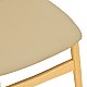 Καρέκλα Cardith Pakoworld Rubberwood-Plywood Σε Φυσική Απόχρωση-Pu Μπεζ 48X51X78Εκ