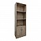 Βιβλιοθήκη Tekaro I Pakoworld Σε Sonoma Απόχρωση 57X33X180Εκ