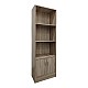 Βιβλιοθήκη Tekaro I Pakoworld Σε Sonoma Απόχρωση 57X33X180Εκ Βιβλιοθήκη Tekaro I Pakoworld Σε Sonoma Απόχρωση 57X33X180Εκ