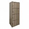 Ντουλάπι-Στήλη Soline Pakoworld Σε Sonoma Απόχρωση 40X34.5X120Εκ