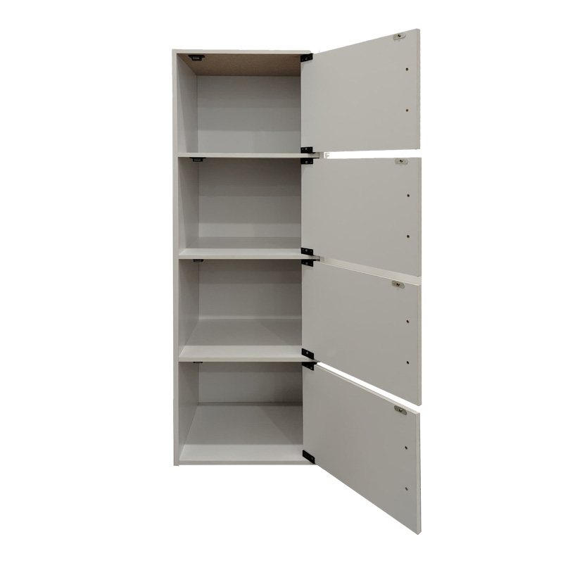 Ντουλάπι-Στήλη Soline I Pakoworld Σε Λευκή Απόχρωση  40X34.5X120Εκ