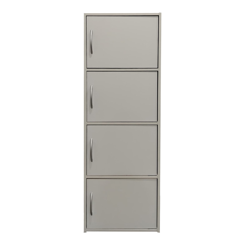 Ντουλάπι-Στήλη Soline I Pakoworld Σε Λευκή Απόχρωση  40X34.5X120Εκ