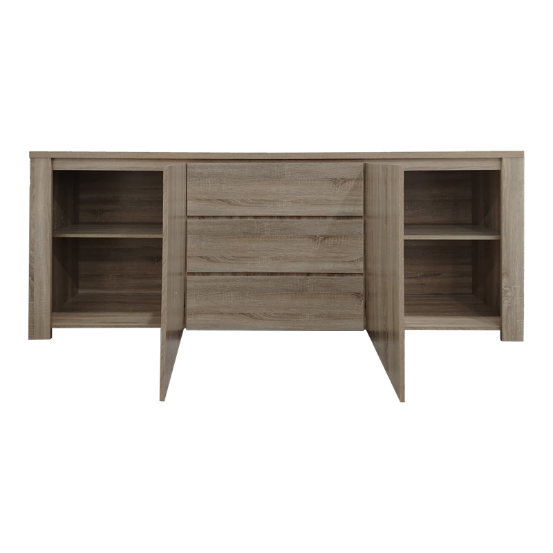 Μπουφές Kalya Pakoworld Σε Sonoma Απόχρωση 220X49X89.5Εκ Μπουφές Kalya Pakoworld Σε Sonoma Απόχρωση 220X49X89.5Εκ