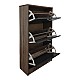 Παπουτσοθήκη Savaz Pakoworld Σε Oak-Ανθρακί Απόχρωση 60X24X114Εκ Παπουτσοθήκη Savaz Pakoworld Σε Oak-Ανθρακί Απόχρωση 60X24X114Εκ
