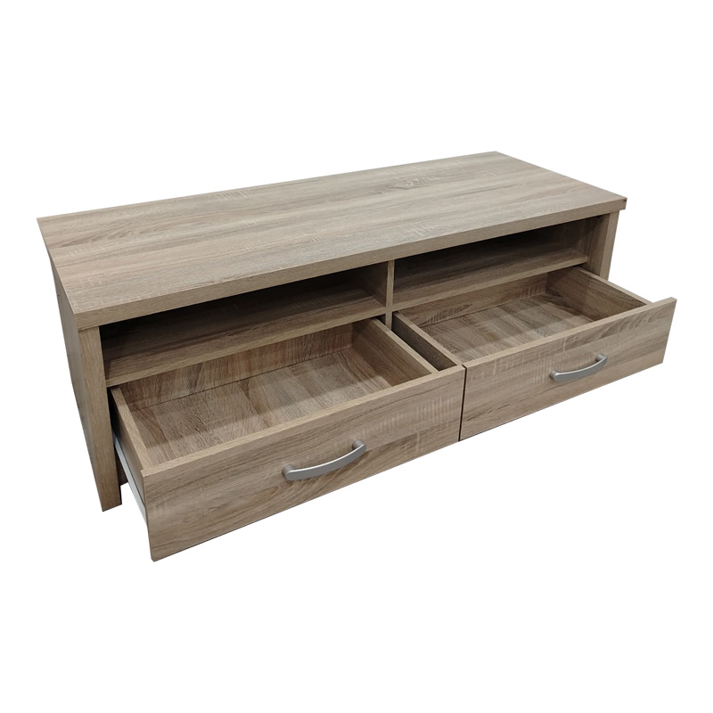Έπιπλο Τηλεόρασης Podizor Pakoworld Σε Sonoma Απόχρωση 120X45X42.5Εκ