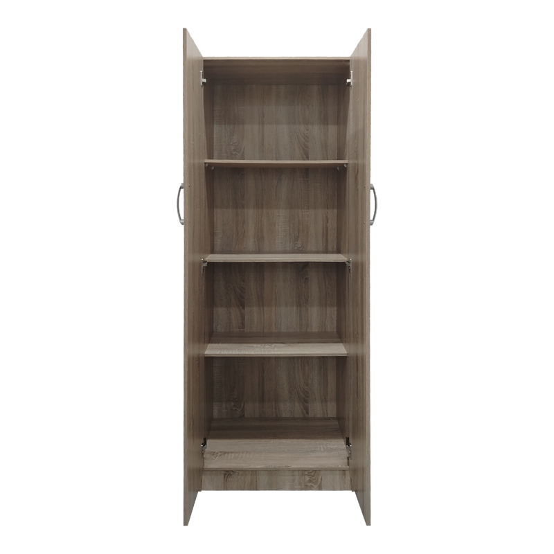 Ντουλάπα Δίφυλλη Lego Pakoworld Σε Sonoma Απόχρωση 60X42X180Εκ