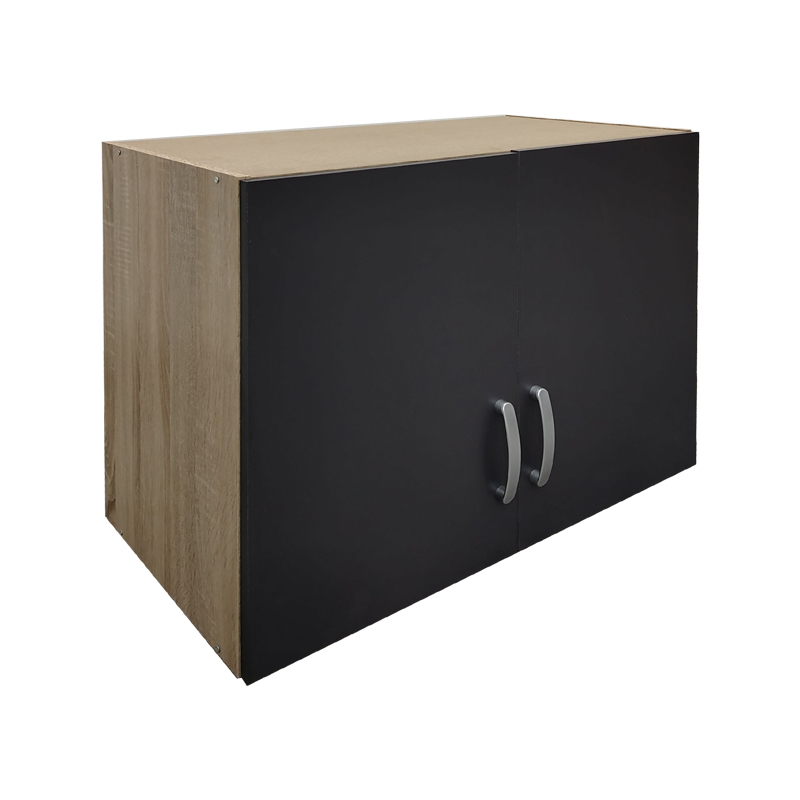 Πατάρι Ντουλάπας Δίφυλλο Lego Pakoworld Σε Sonoma-Ανθρακί Απόχρωση 80X42X60Εκ