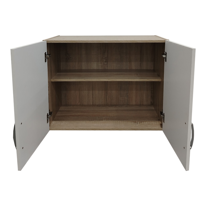 Πατάρι Ντουλάπας Δίφυλλο Lego Pakoworld Σε Sonoma-Λευκή Απόχρωση 80X42X60Εκ