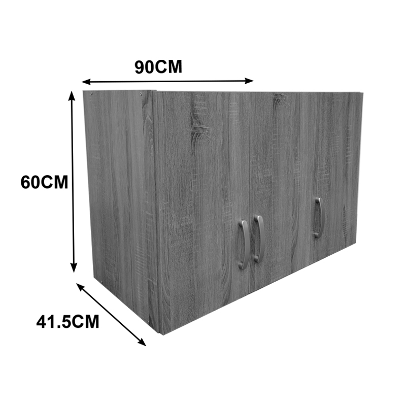 Πατάρι Ντουλάπας Τρίφυλλο Lego Pakoworld Σε Sonoma Απόχρωση 90X41.5X60Εκ