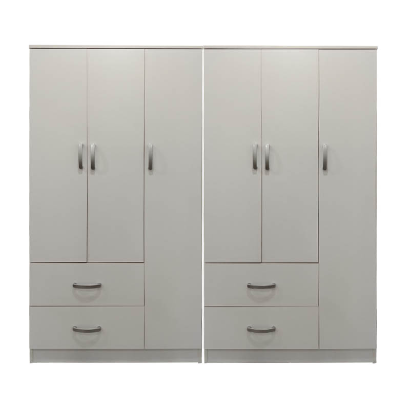 Ντουλάπα Εξάφυλλη Lego Pakoworld Λευκή 180X42X180Εκ