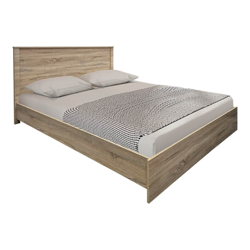 Σετ Κρεβατοκάμαρας Athos Sonoma Με Κρεβάτι 160X200Εκ Σετ 4Τεμ