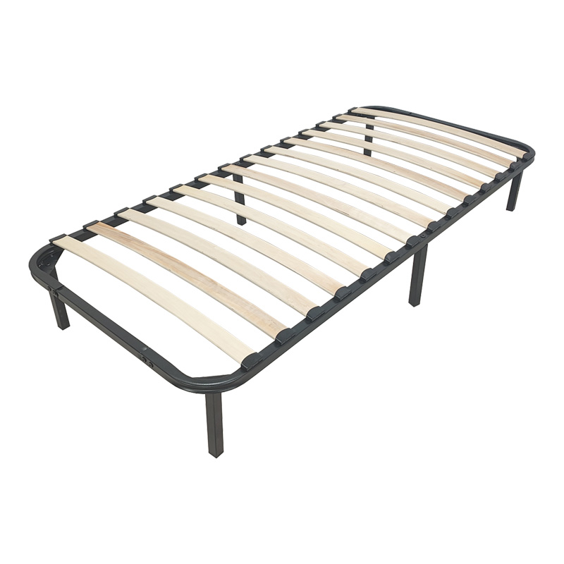 Κρεβάτι-Υπόστρωμα Amaso Pakoworld Μεταλλικό Μαύρο 90X190X28Εκ