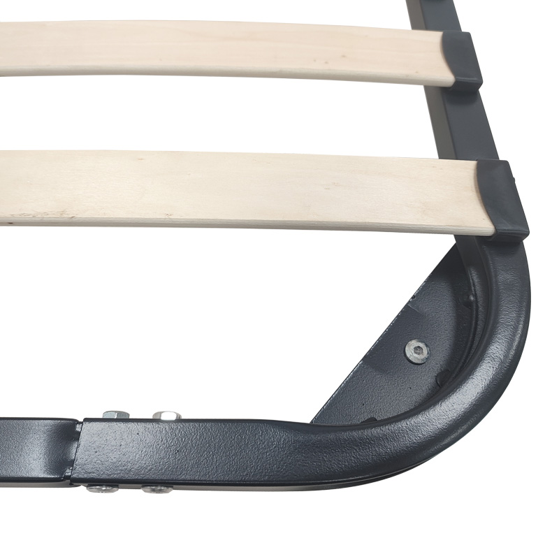 Κρεβάτι-Υπόστρωμα Amaso Pakoworld Μεταλλικό Μαύρο 90X190X28Εκ