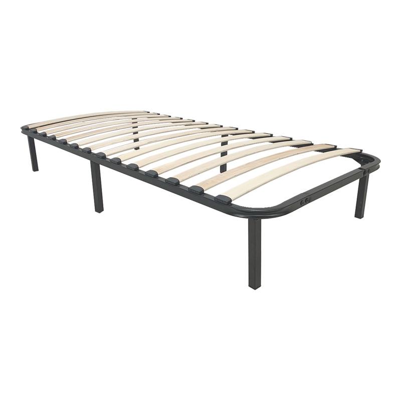 Κρεβάτι-Υπόστρωμα Amaso Pakoworld Μεταλλικό Μαύρο 90X190X28Εκ