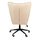 Καρέκλα Γραφείου Διευθυντή Lobima Pakoworld Περιστρεφόμενη Κρεμ Βελούδο 71X68X104Εκ