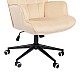 Καρέκλα Γραφείου Διευθυντή Lobima Pakoworld Περιστρεφόμενη Κρεμ Βελούδο 71X68X104Εκ