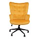 Καρέκλα Γραφείου Διευθυντή Lobima Pakoworld Περιστρεφόμενη Κίτρινο Βελούδο 71X68X104Εκ