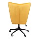 Καρέκλα Γραφείου Διευθυντή Lobima Pakoworld Περιστρεφόμενη Κίτρινο Βελούδο 71X68X104Εκ