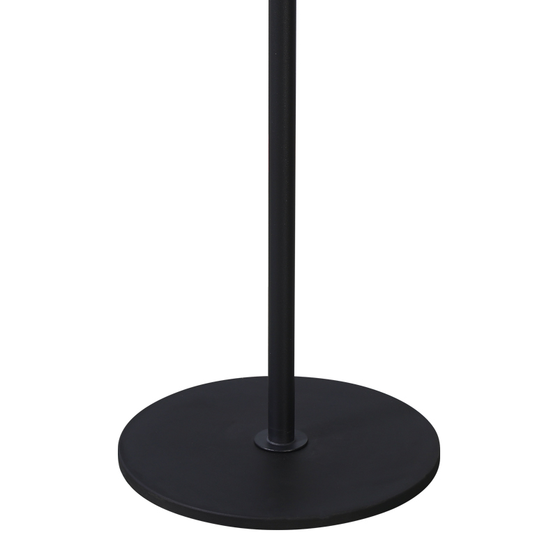 Καλόγερος Lelom Pakoworld Μέταλλο Σε Μαύρη Απόχρωση Φ30X170Εκ