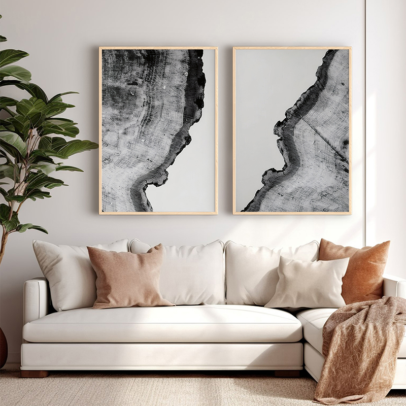 Πίνακας Nepen Pakoworld Δίπτυχος Με Ψηφιακή Εκτύπωση Και Πλαίσιο 33X1.5X48Εκ