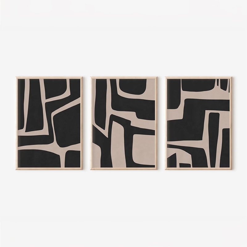 Πίνακας Jelenta Pakoworld Τρίπτυχος Με Ψηφιακή Εκτύπωση Και Πλαίσιο 33X1.5X48Εκ