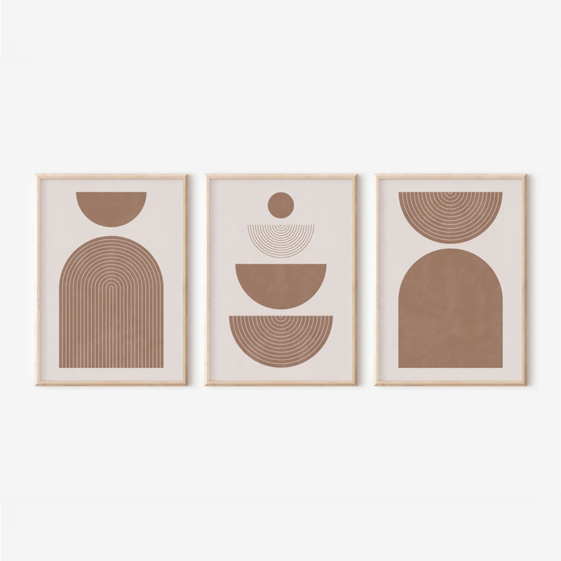 Πίνακας Loana Pakoworld Τρίπτυχος Με Ψηφιακή Εκτύπωση Και Πλαίσιο 33X1.5X48Εκ