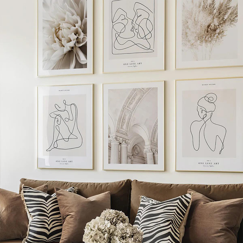 Πίνακας Greda Pakoworld Εξάπτυχος Με Ψηφιακή Εκτύπωση Και Πλαίσιο 33X1.5X48Εκ