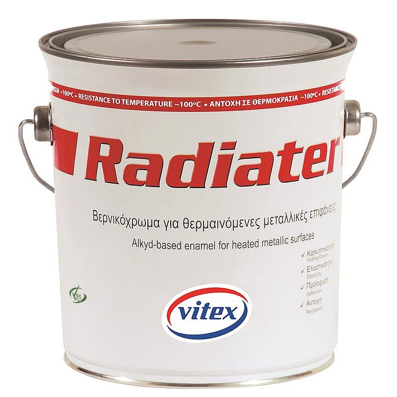 Radiater ντουκόχρωμα καλοριφέρ λευκό Vitex 2,5L
