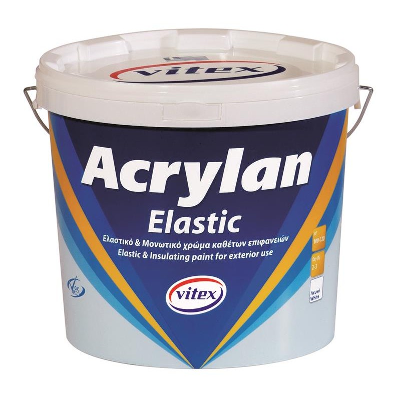 Acrylan elastic μονωτικό χρώμα Vitex 10L