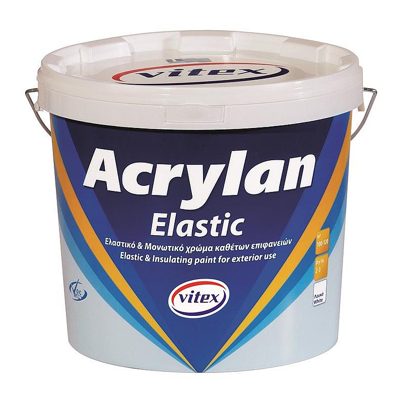 Acrylan elastic μονωτικό χρώμα Vitex 10L