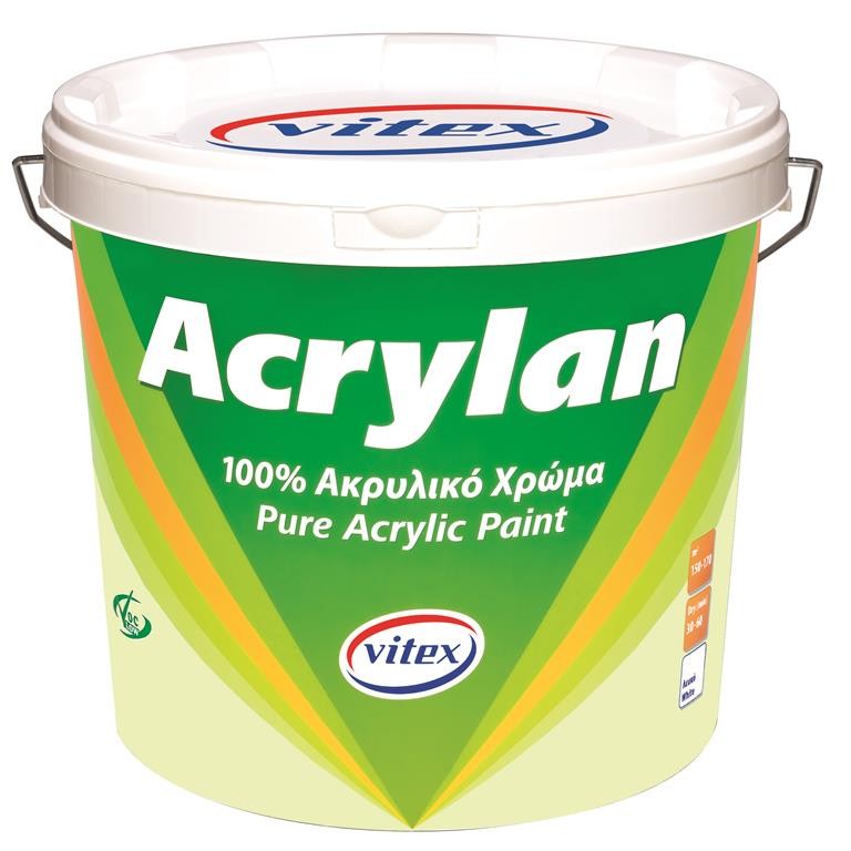 Acrylan ακρυλικό χρώμα 100% Vitex 10L