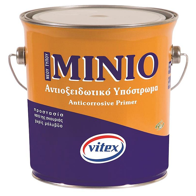 Μίνιο αντισκωριακό πορτοκαλί Vitex 2,5L