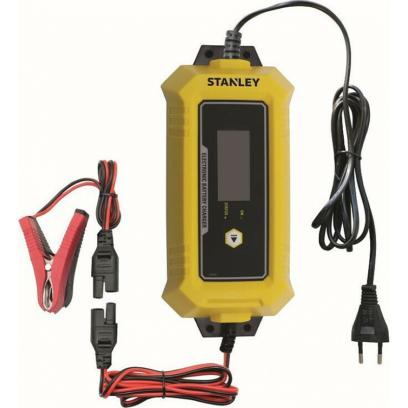 Φορτιστής και Συντηρητής μπαταριών 12V-8A IP65 Stanley SXAE00026