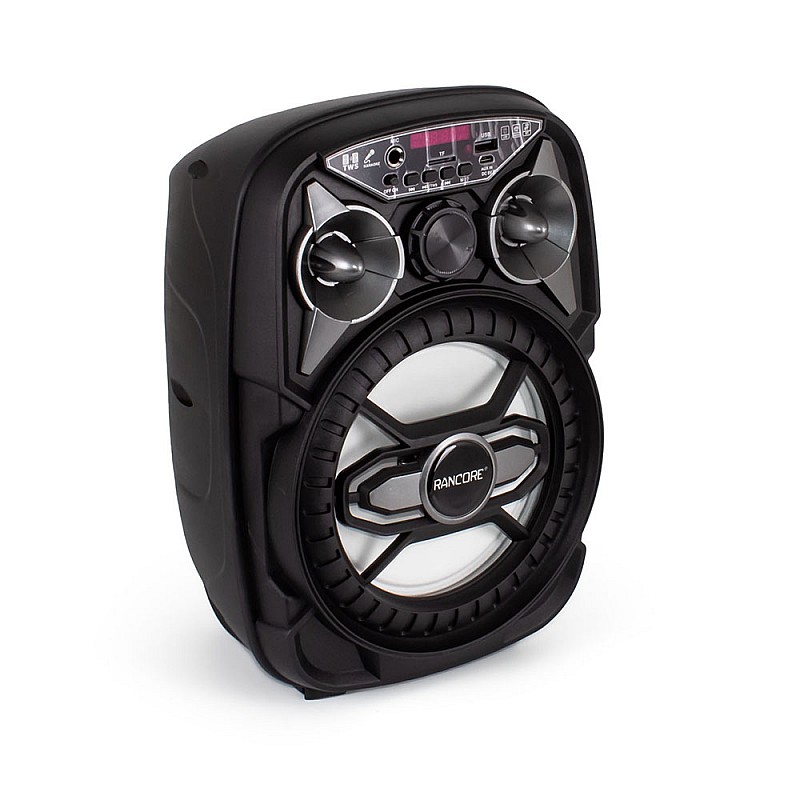 Rancore RS61 Ηχείο Karaoke 8W με ραδιόφωνο, bluetooth, σε Μαύρο Χρώμα