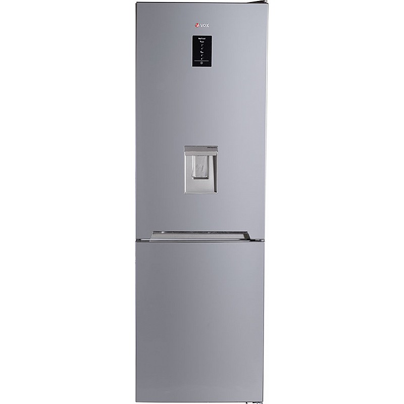 Ψυγειοκαταψύκτης 331lt NoFrost Υ186xΠ59.5xΒ65εκ. Inox NF 3735 IXF Vox Electronics 1003920