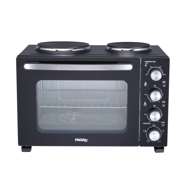 Ηλεκτρικό Φουρνάκι 35lt με 2 Εστίες Hobby HEO-40370 