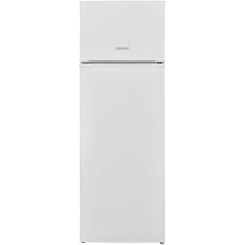 Ψυγείο Δίπορτο 242lt Υ160xΠ54xΒ57εκ. Λευκό United UDW-5570E