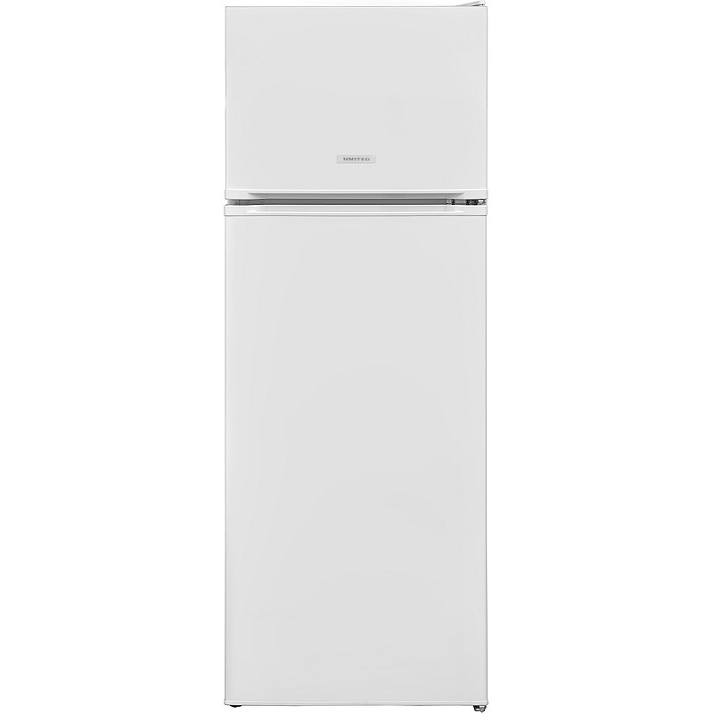 Ψυγείο Δίπορτο 212lt Υ144xΠ54xΒ57εκ. Λευκό United UND1454R