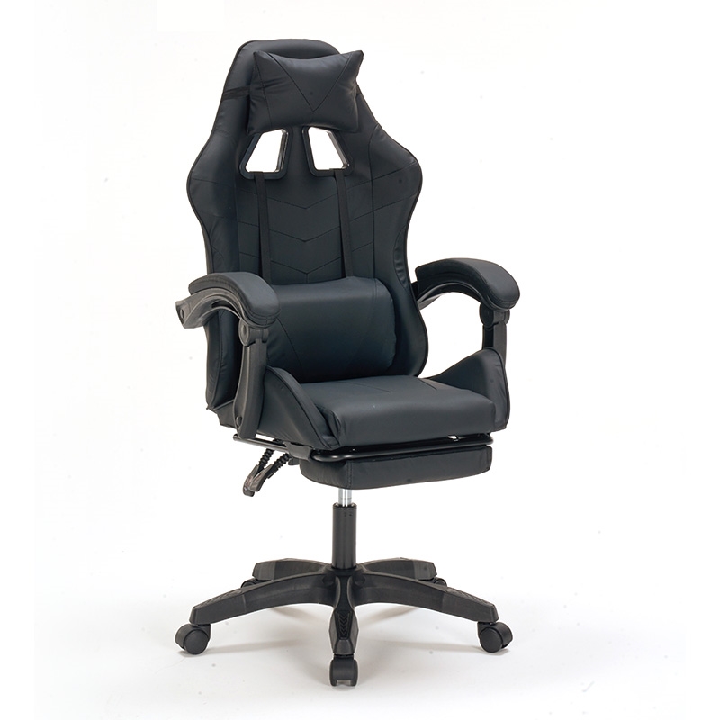 A9937 ΜΑΥΡΟ PVC ΠΟΛΥΘΡΟΝΑ GAMING/ΜΕ ΥΠΟΠΟΔΙΟ ZITA PLUS 01.0412