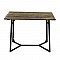 BISTRO ΤΡΑΠΕΖΙ BAR 120X65X108εκ. ΜΑΥΡΟ ΜΕΤΑΛΛΟ-ΞΥΛΟ ZITA PLUS 08.0165.1