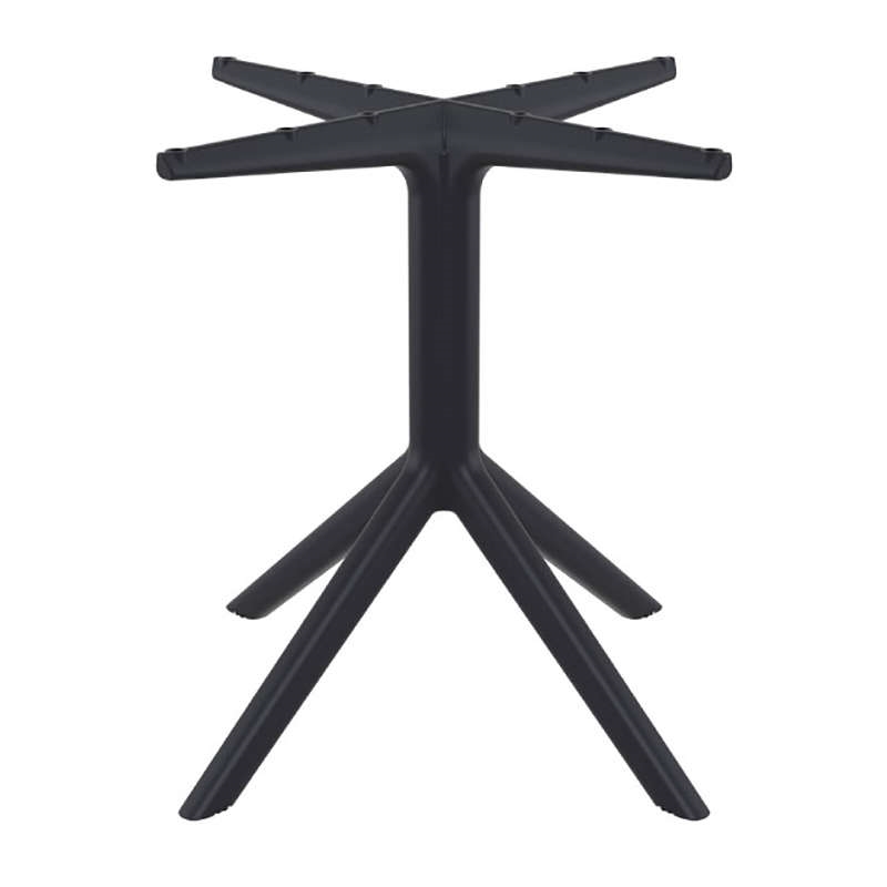 SKY BLACK ΒΑΣΗ 80X80X73εκ. ΠΟΛ/ΝΙΟΥ SIESTA 20.0242