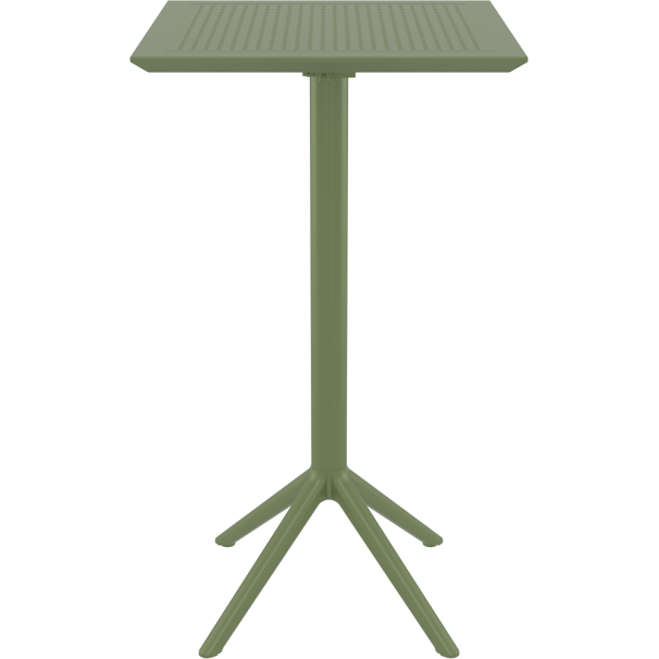 SKY OLIVE GREEN BAR 60Χ60Χ108εκ.ΠΤΥΣ/ΝΟ ΤΡΑΠ. ΠΟΛ/ΝΙΟΥ SIESTA 20.0290