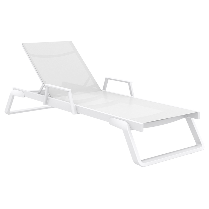 TROPIC ΞΑΠΛΩΣΤΡΑ ΜΕ ΜΠΡΑΤΣΑ WHITE/WHITE ΑΛΟΥΜ-ΠΟΛ/ΝΙΟΥ SIESTA 20.0691