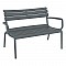 PARIS ΚΑΝΑΠΕΣ DARK GREY 116X70X75εκ. ΠΟΛ/ΝΙΟΥ SIESTA 20.0857